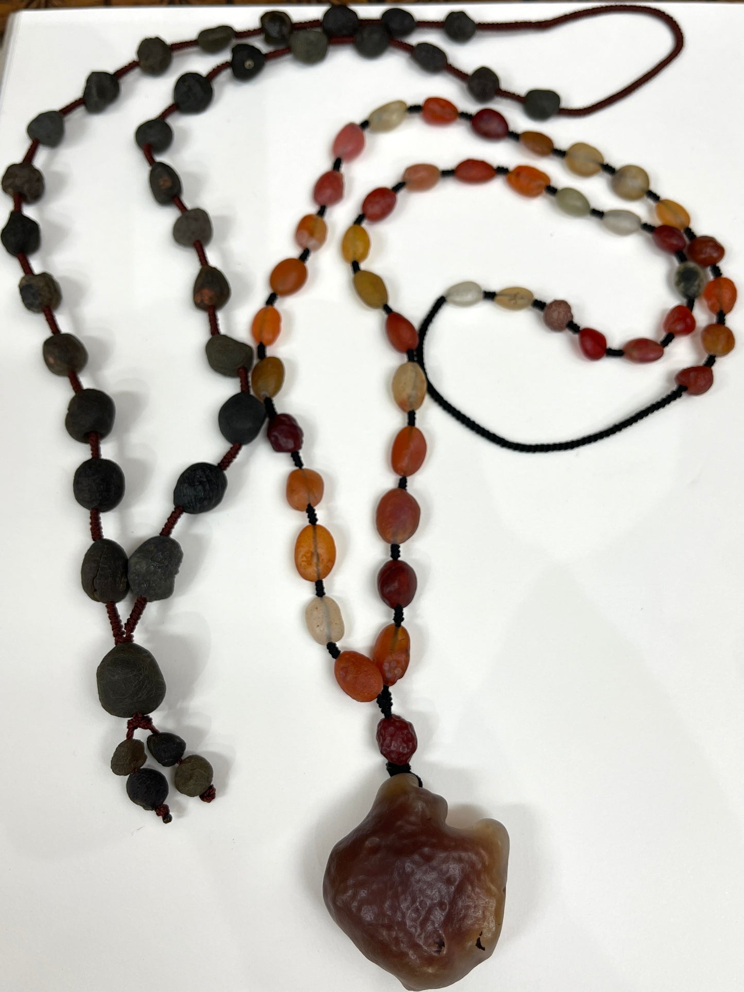 Hand Knotted Gobi Desert Agate Necklaces