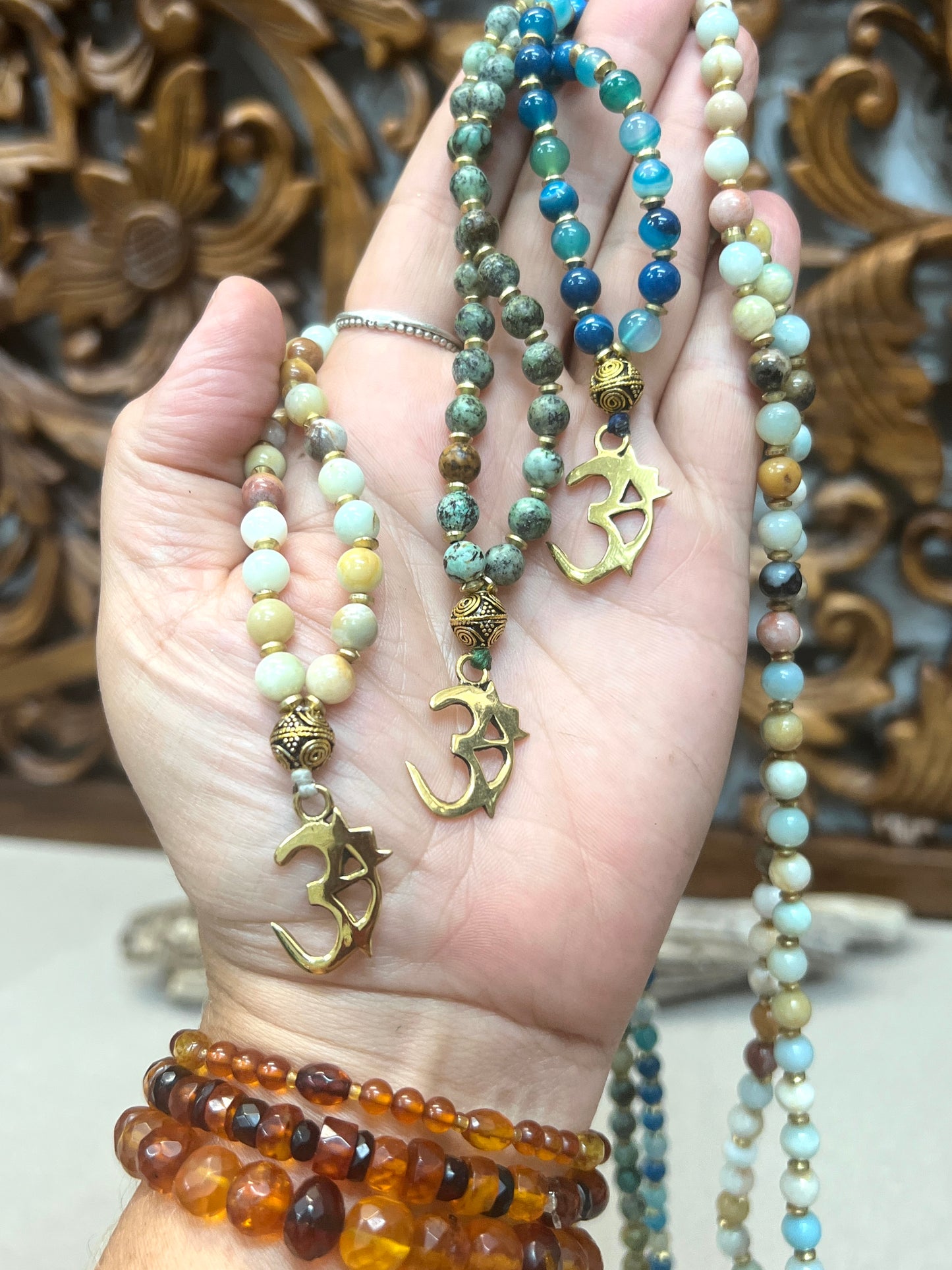 Gemstone Om Malas