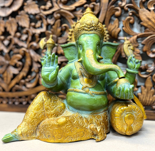 Ganesh Statue - Remover of Obstacles 37cm x 37cm