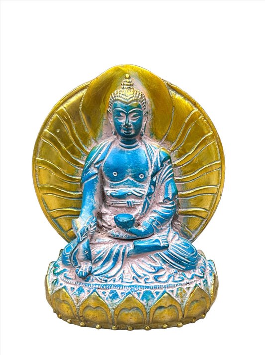 Medicine Buddha Statue - 15cm x 12cm