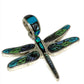 Inlaid Gemstone Butterfly Pendants by David Freeland