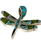 Inlaid Gemstone Butterfly Pendants by David Freeland