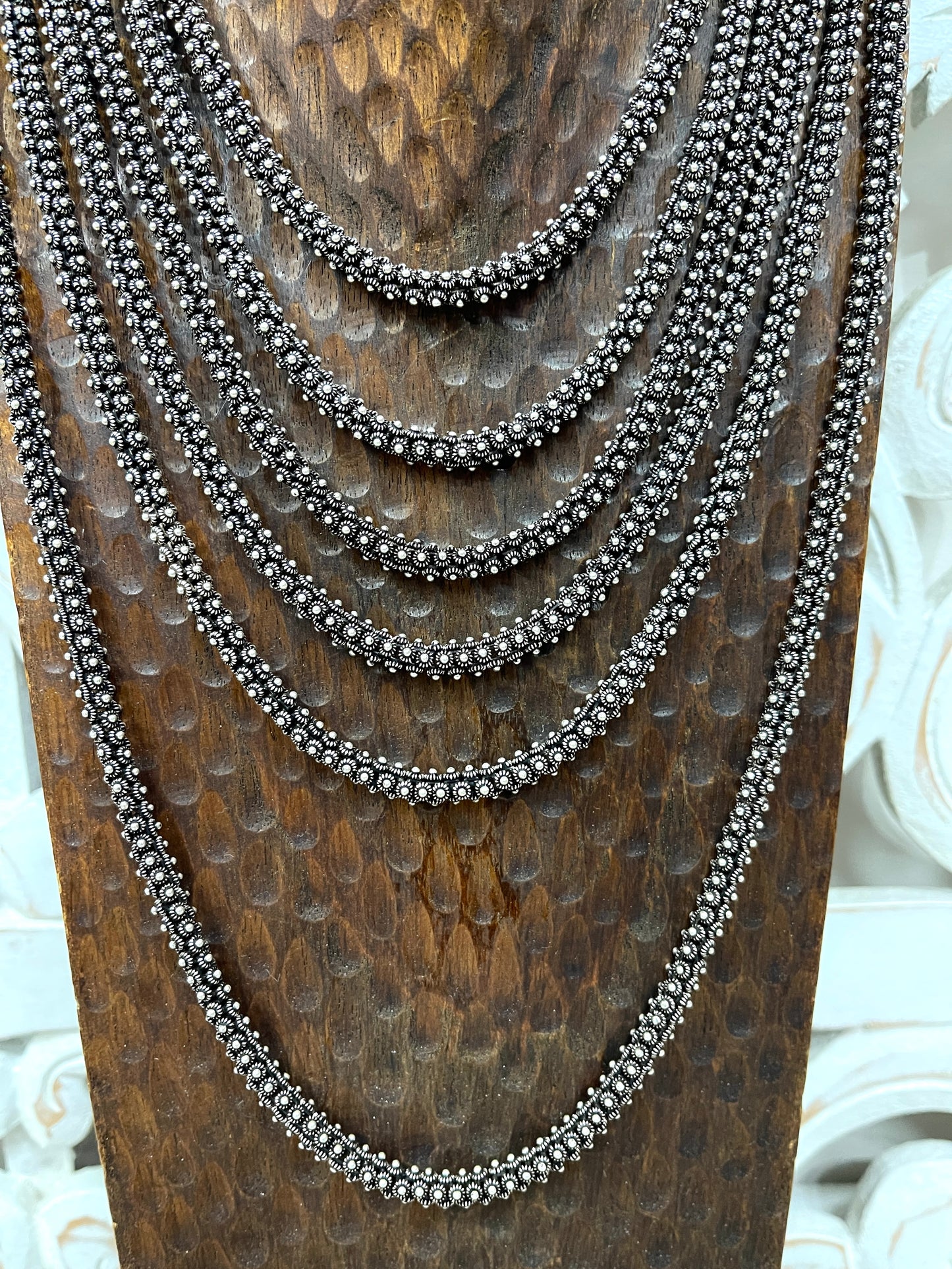 Four sided Thai Oxidized Chains - 16"-30"