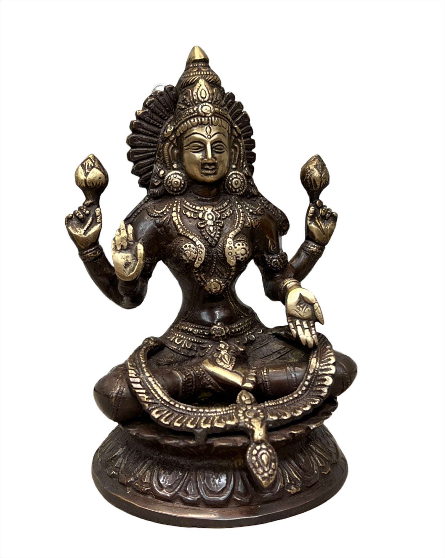 Laxmi Statue - Goddess of Wealth 23cm x 17cm