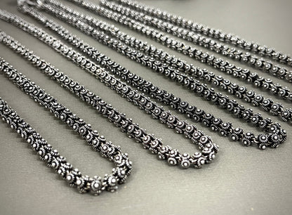 Four sided Thai Oxidized Chains - 16"-30"