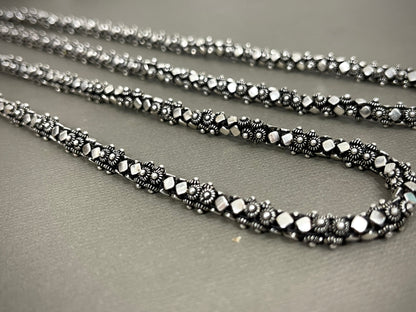 Four sided Thai Oxidized Chains - 16"-30"
