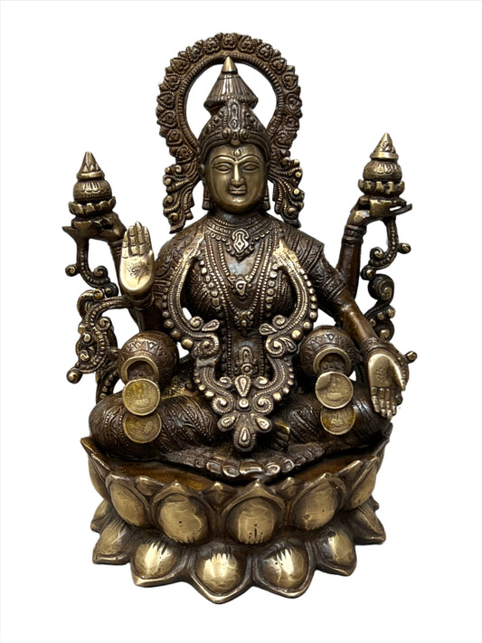 Laxmi Statue - Goddess of Wealth 31cm x 23cm