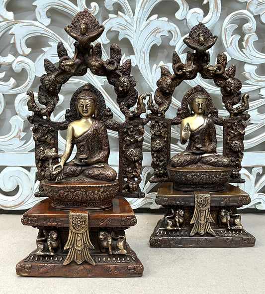 Medicine Buddha Statue - 40cm x 20cm