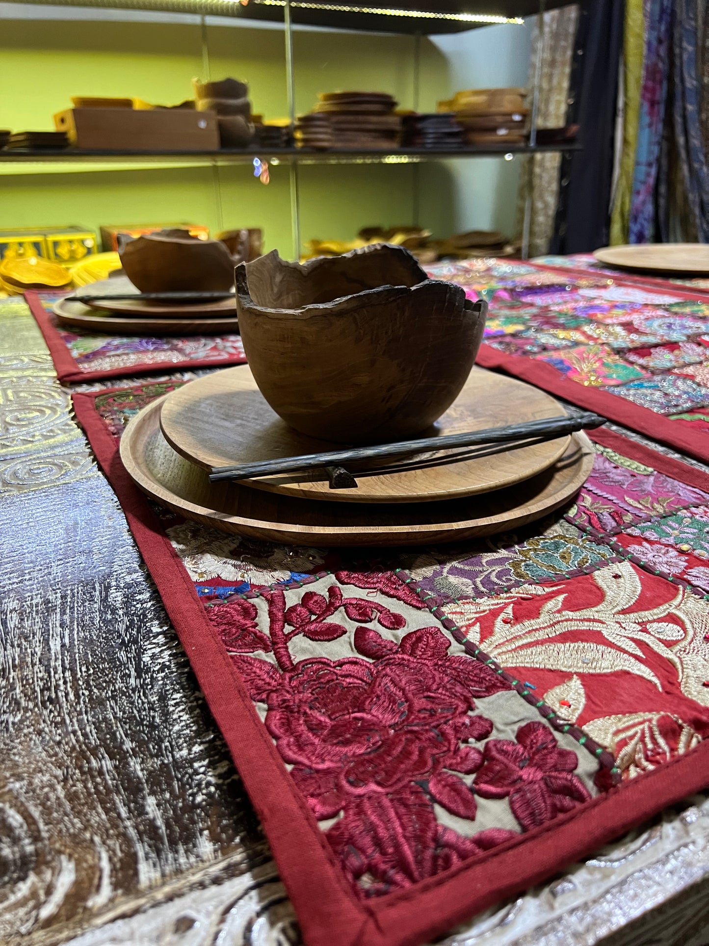 Rajasthani Patchwork Placemat Set