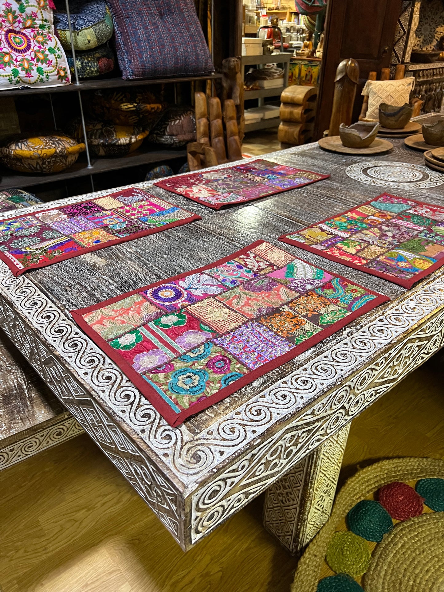 Rajasthani Patchwork Placemat Set