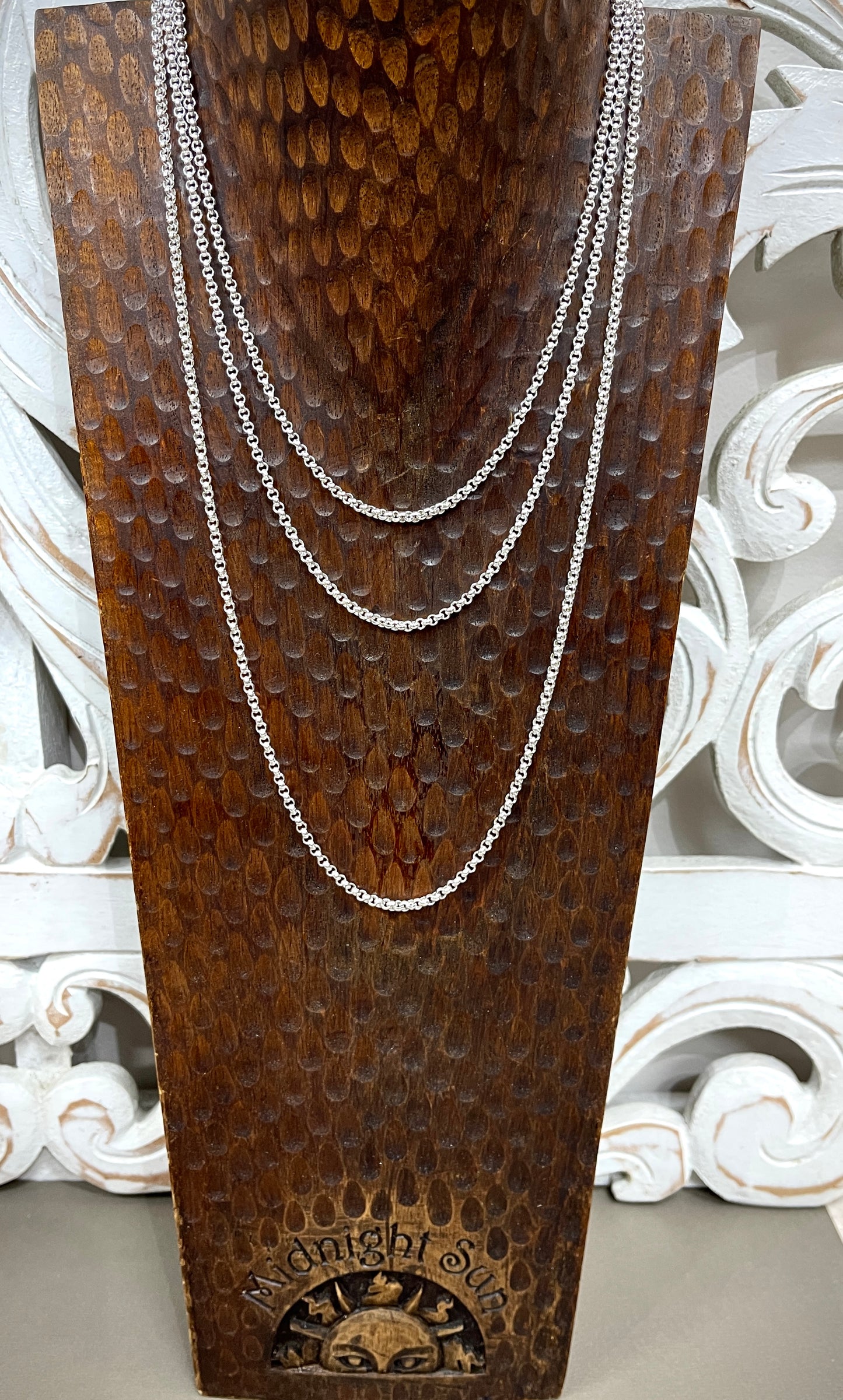 2.8mm Sterling Rolo Chains - 20"-28"