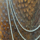 2.8mm Sterling Rolo Chains - 20"-28"