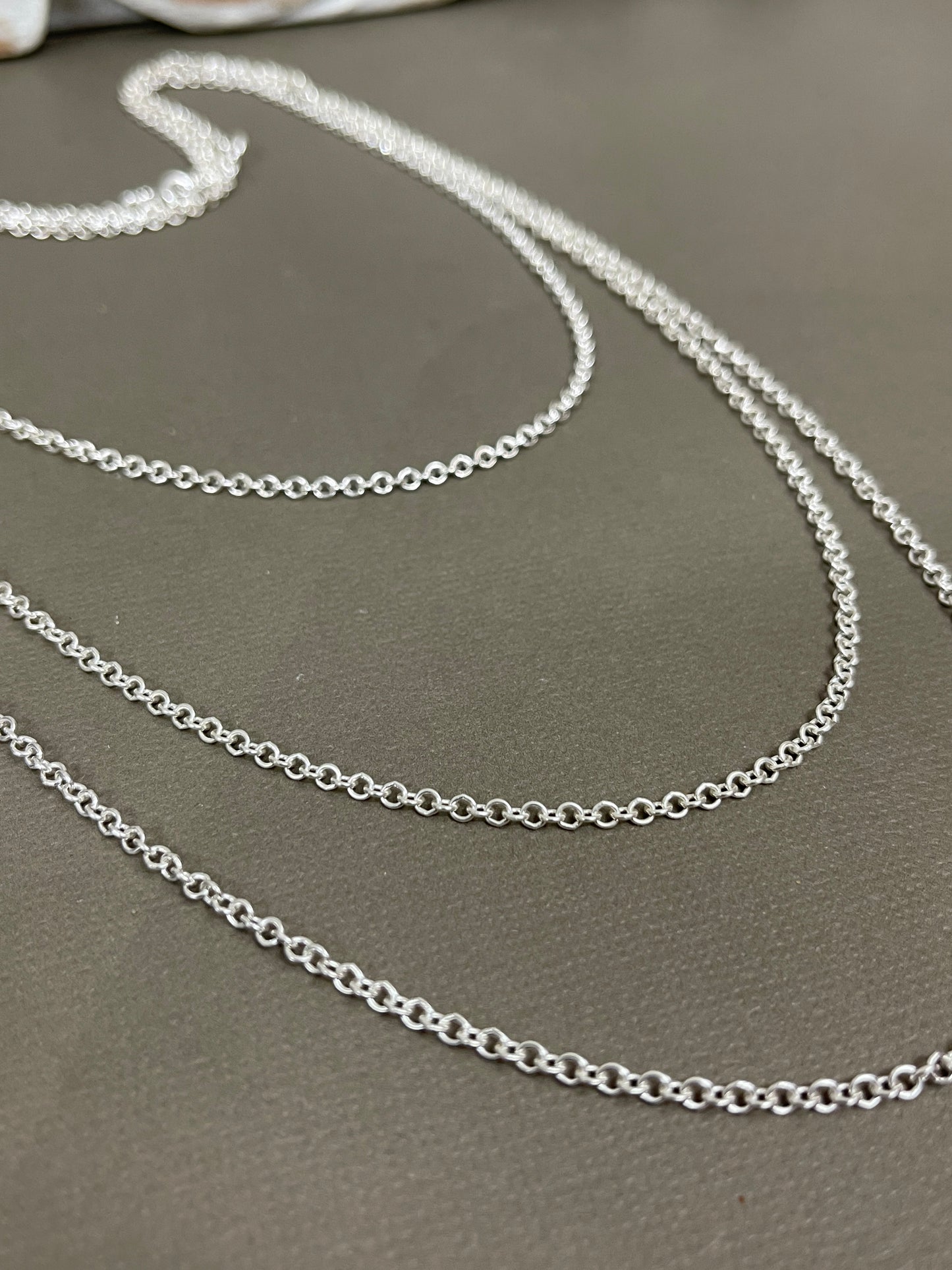 1.5mm Sterling Cable Chains - 16"-24"