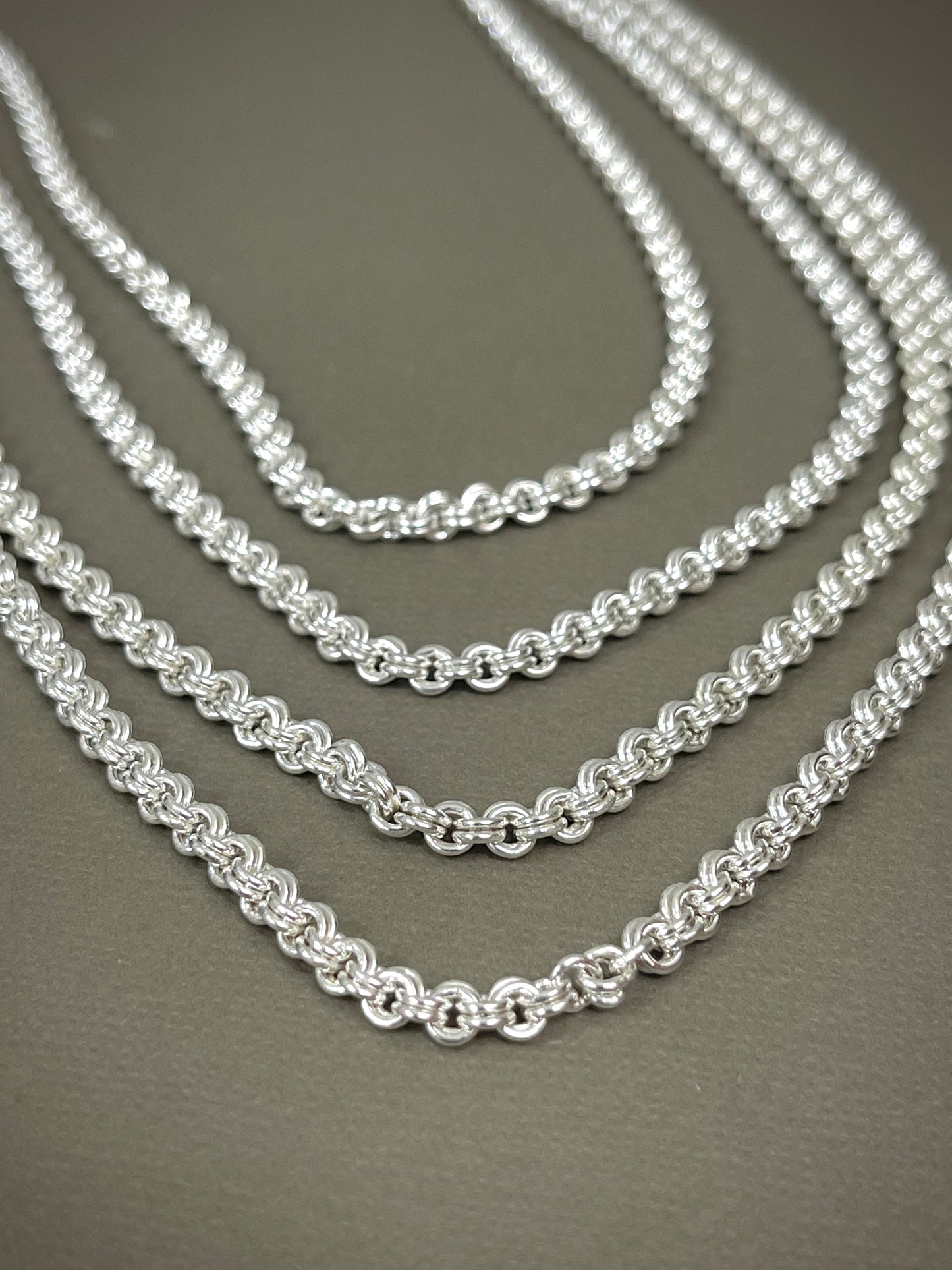 3mm Sterling Double Cable Chains - 16"-22"