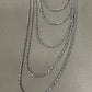 1.6mm Sterling Thai Diamond Cut Rope Chains - 16"