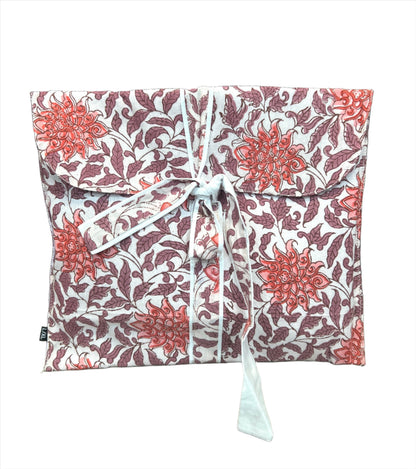 Spaghetti Strap Floral Block Print Pajama Set