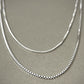 1mm Sterling Antiqued Box Chains