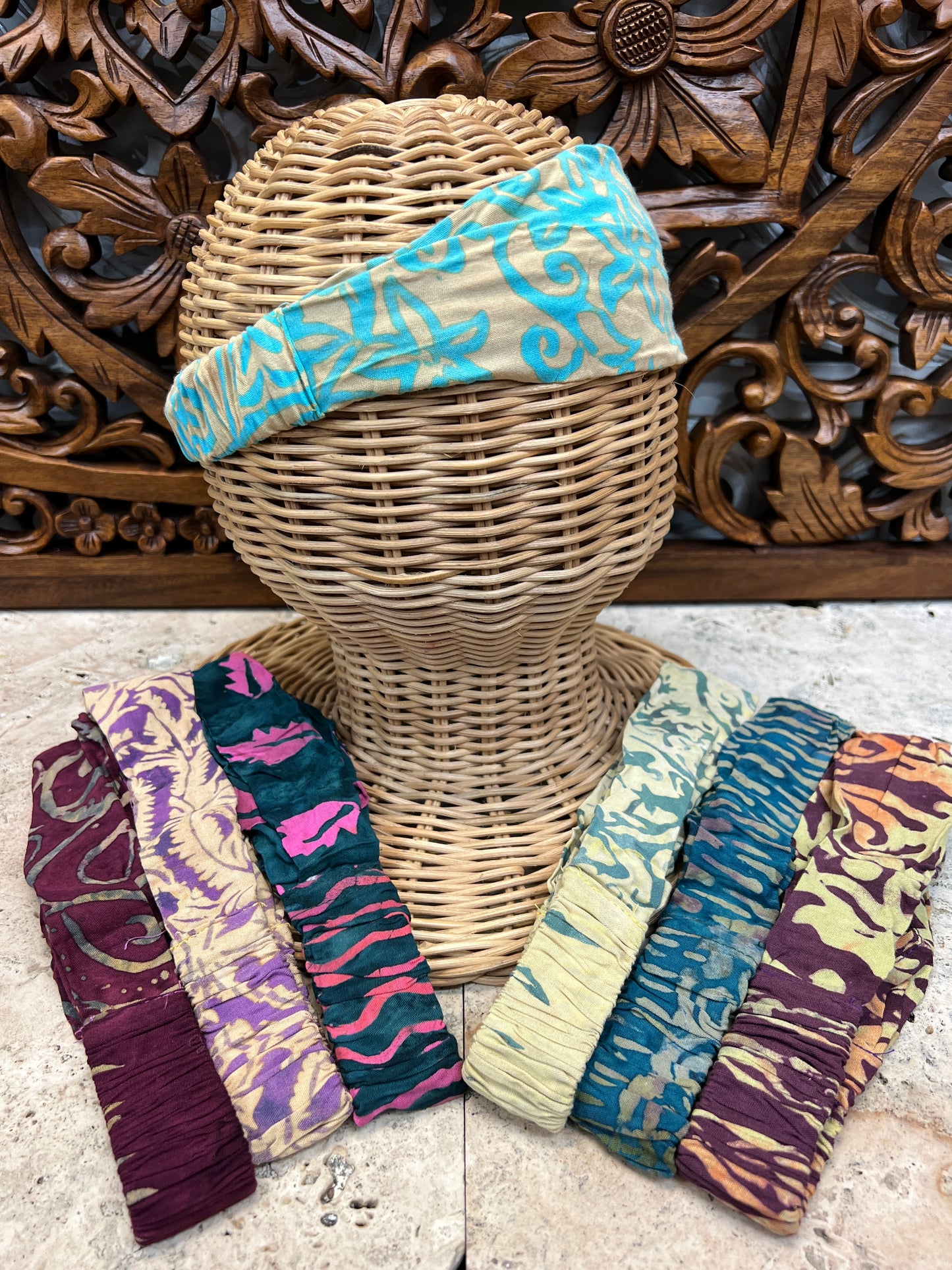 Recycled Silk Saree Hair Bands | 6 Varieties