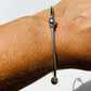 Sterling Silver (925) bell Dangle Bangle Bracelet