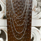 1mm Sterling Diamond Cut Cable Chains - 16"-22"