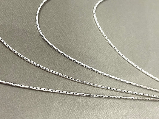 1.2mm Sterling Antiqued Thai Serpent Chains - 16"-24"