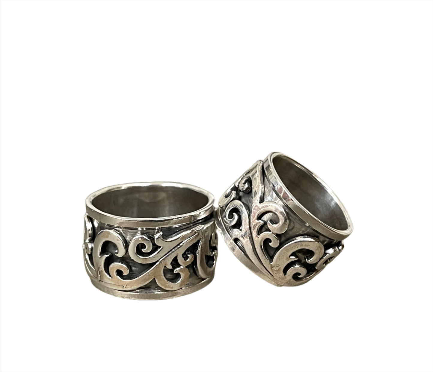 Sterling Spinner Rings - Sizes 8-13