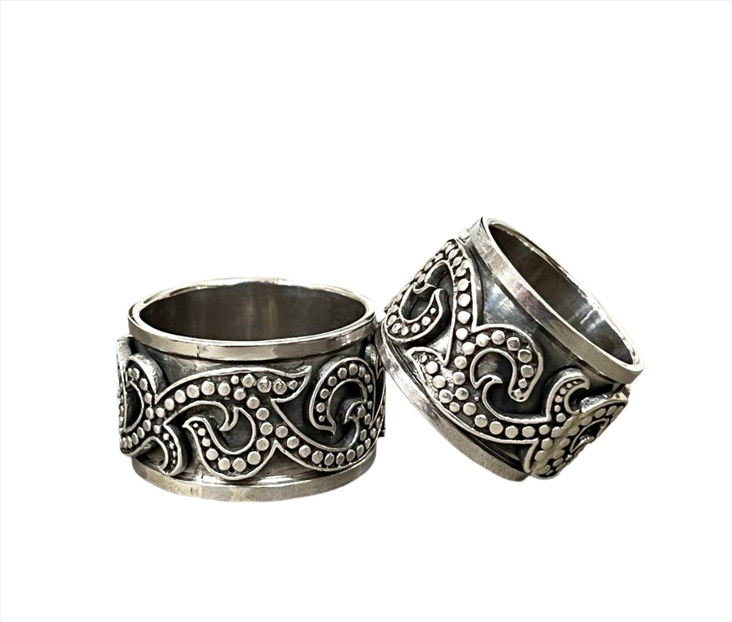 Sterling Spinner Rings - Sizes 8-12