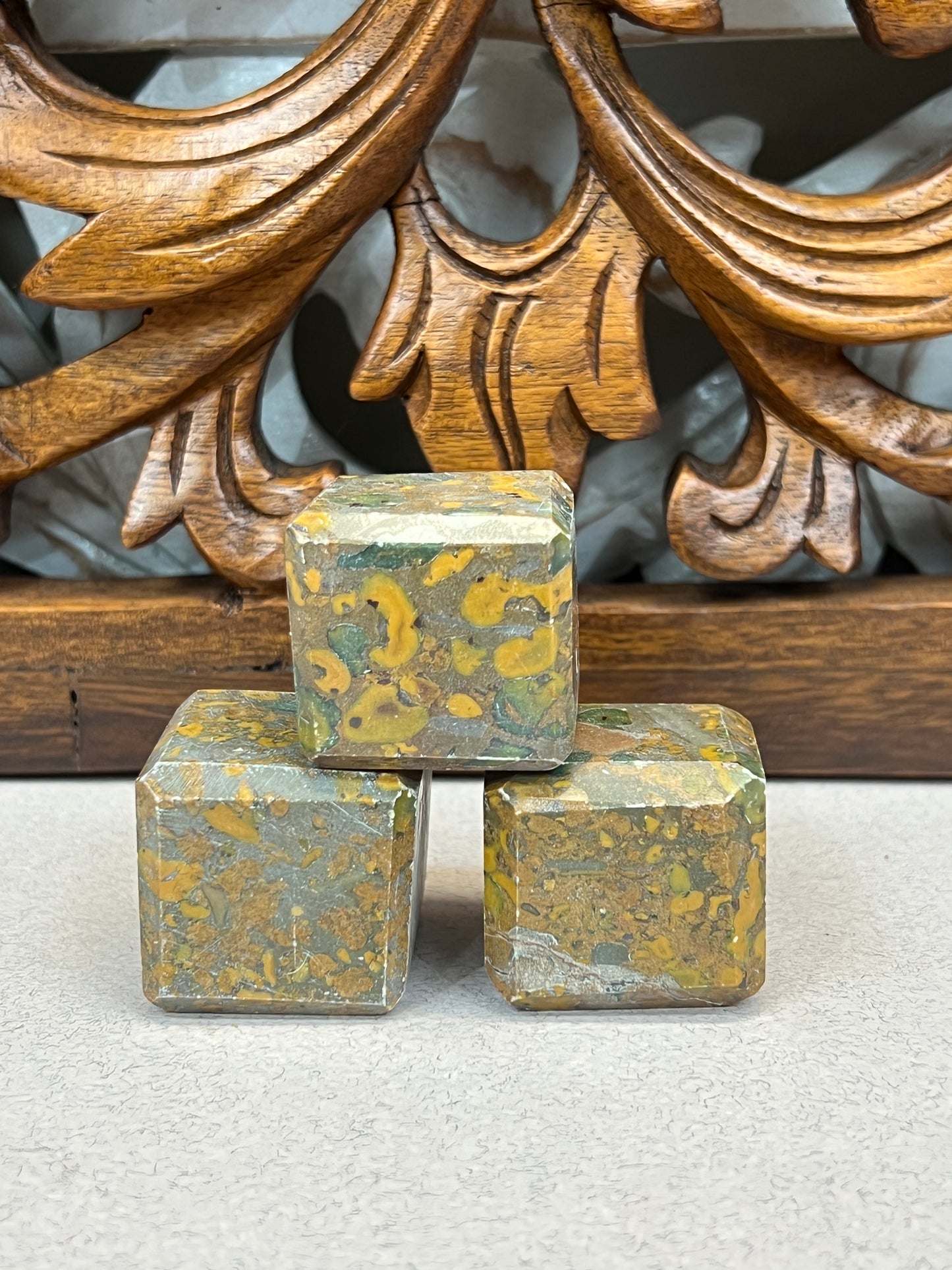 Ocean Jasper Cube