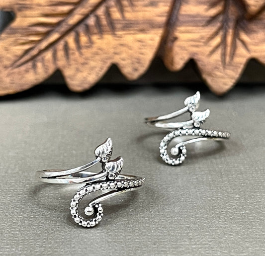 Sterling Vine Rings - Sizes 5-11