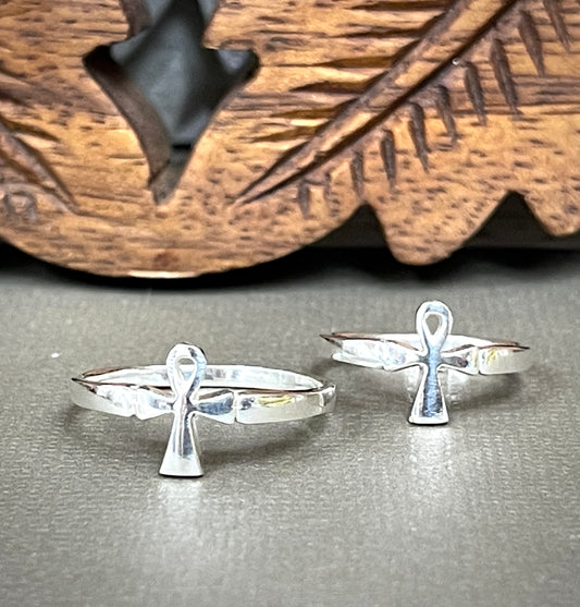 Sterling Silver Ankh Rings