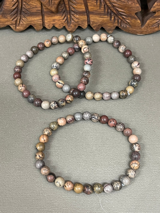 6mm Snake Skin Jasper Bracelets