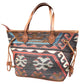 Turkish Kilim Leather Tote Bags