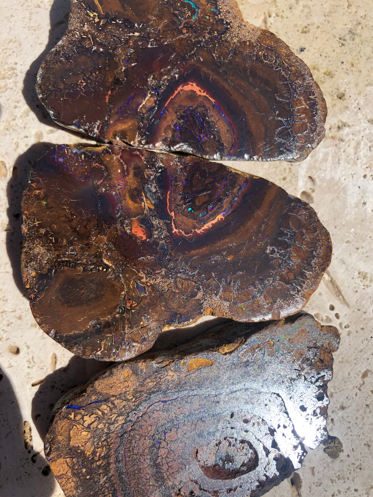 X-Large Australian Boulder Opal Slabs