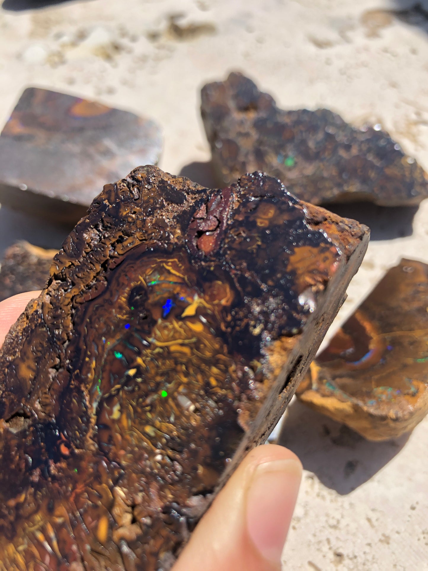 Large Australian Boulder Opal Slab