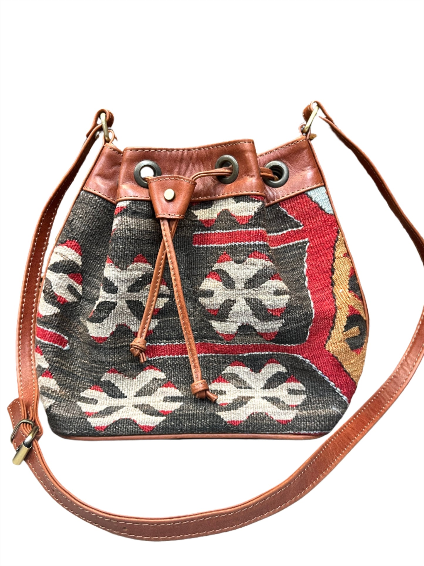 Turkish Kilim Cinch Bags