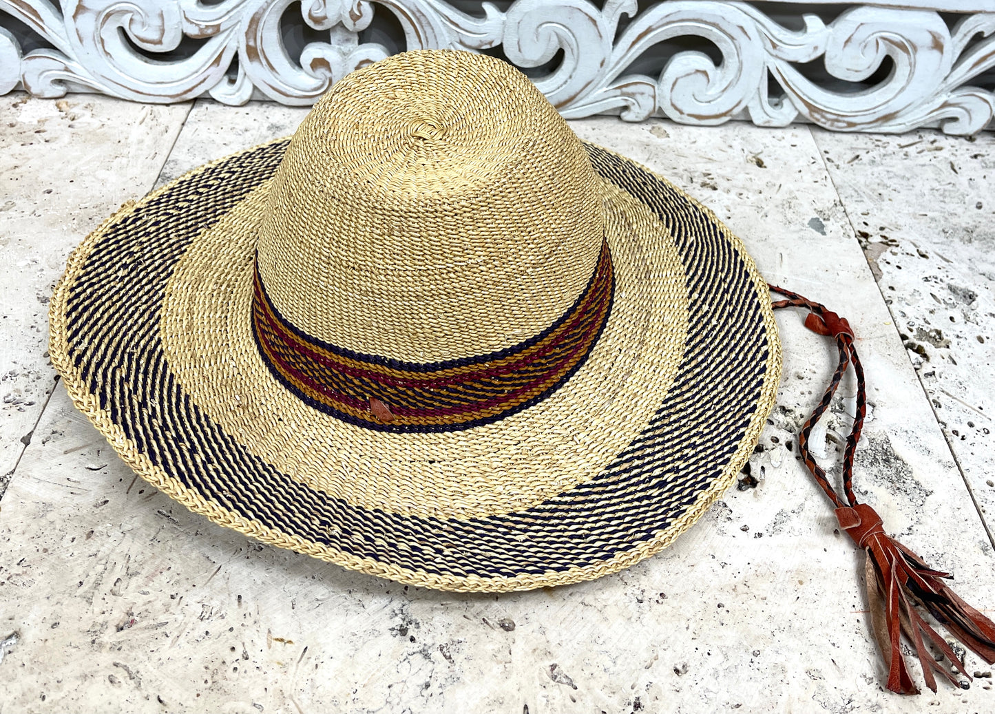 African Straw Sun Hats