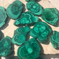 Malachite Flower Slices