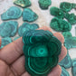 Malachite Flower Slices