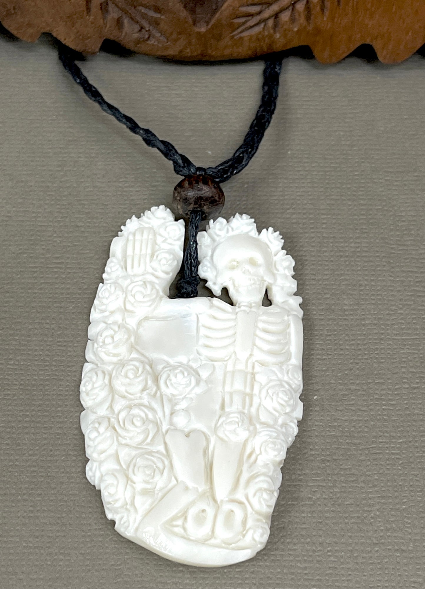 Carved Bone Grateful Dead Necklaces