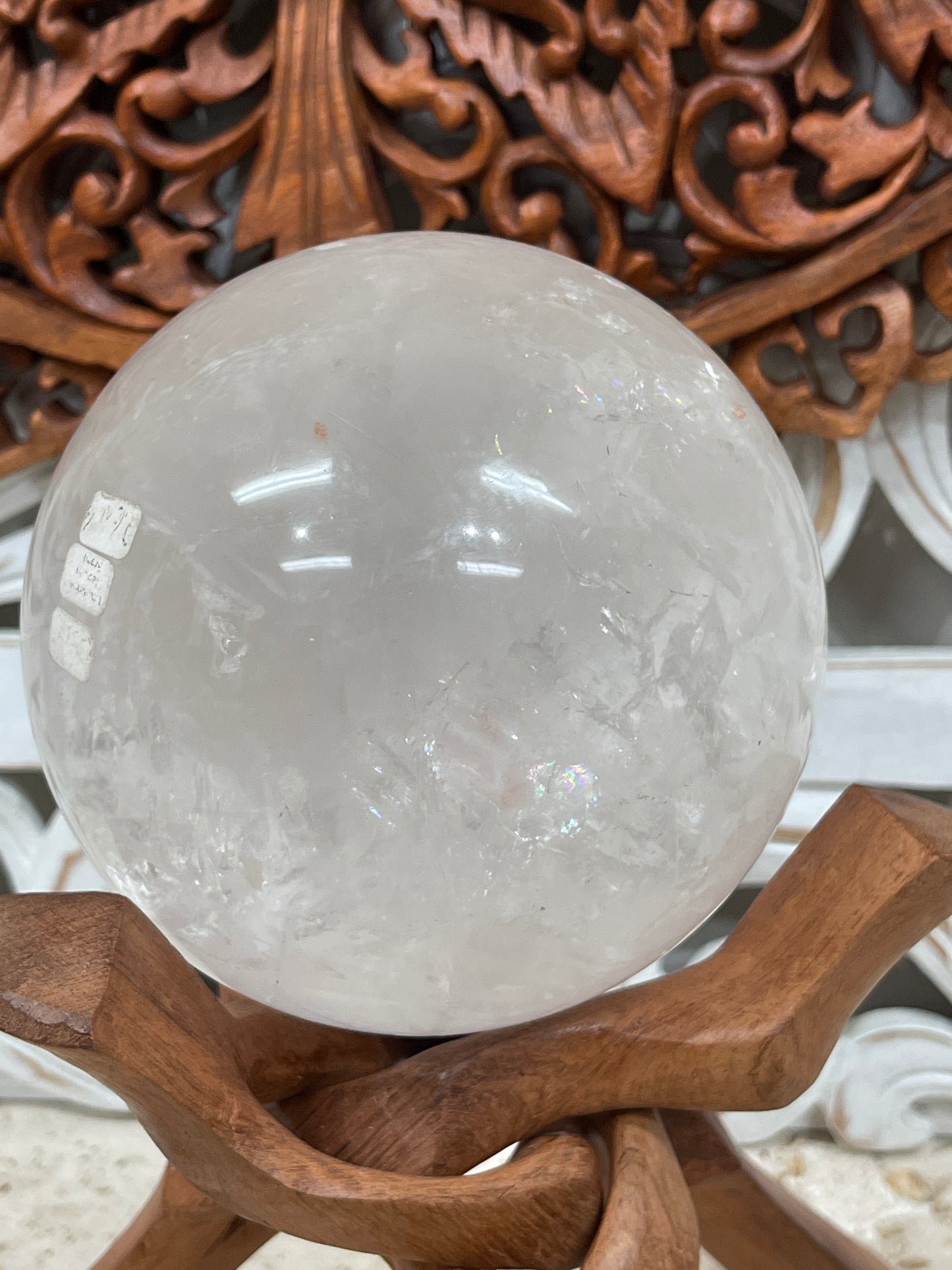 11.5cm Clear Quartz Crystal Balls Sphere