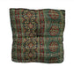 Square Rajasthani Kantha Floor Pillow
