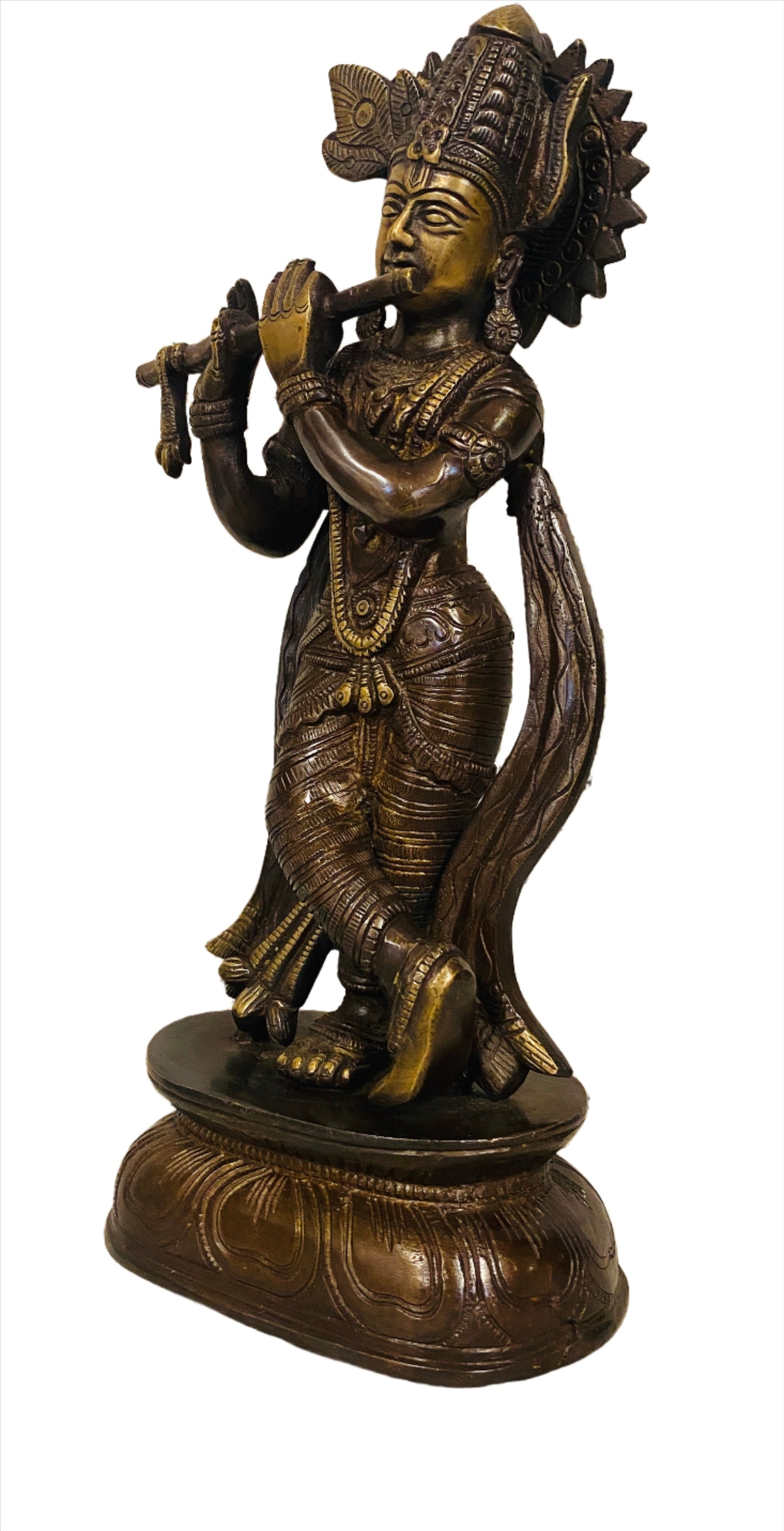 Krishna Statue --29cm x 14cm