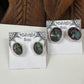 Mystic Topaz Sterling Silver Oval Faceted Stud Earrings- 2 Sizes Available