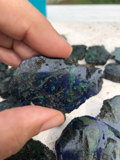 Malachite Azurite Natural Freeform Slabs