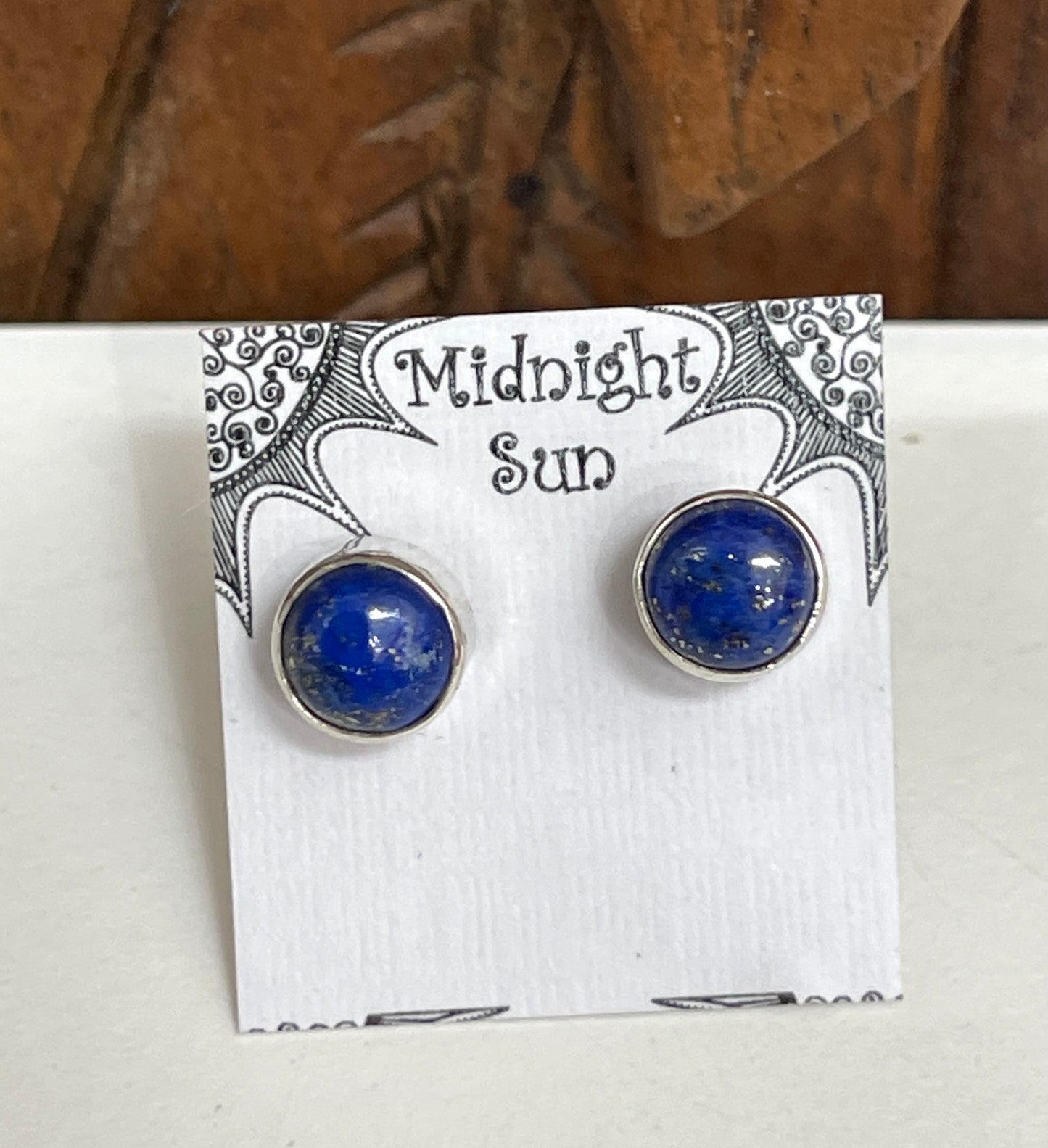 Lapis Sterling Silver Stud Earrings