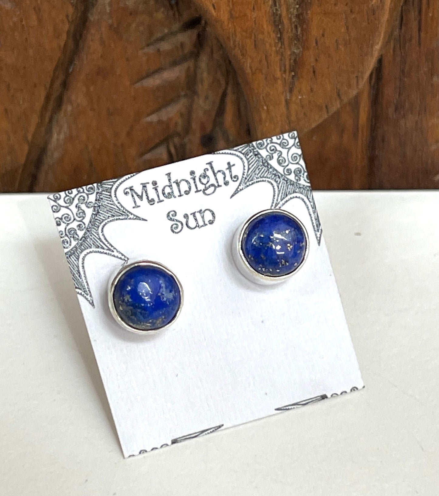 Lapis Sterling Silver Stud Earrings