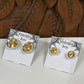 Citrine Sterling Silver Stud Earrings