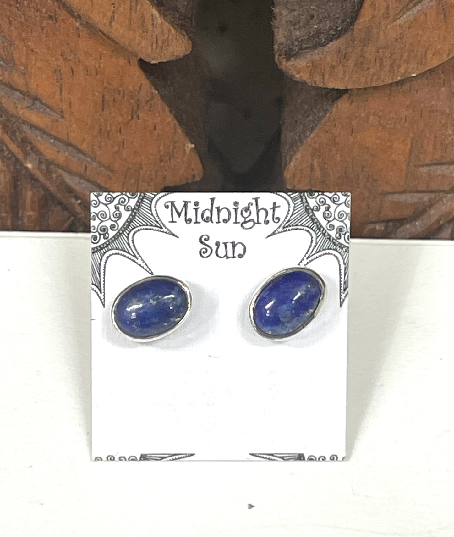 Lapis Sterling Silver Stud Earrings