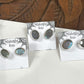 Labradorite Sterling Silver Stud Earrings