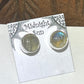Labradorite Sterling Silver Stud Earrings